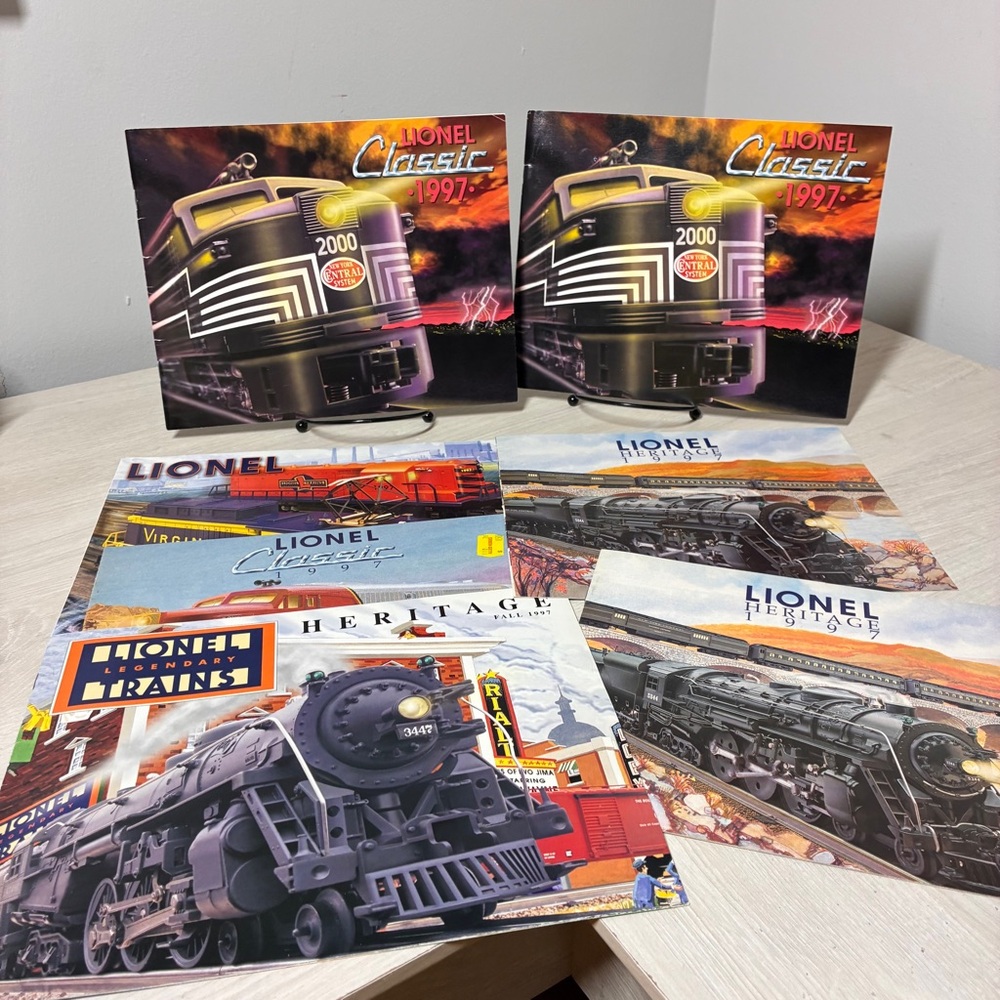 Lionel Vintage Railroad Collector Catalog Lot 1997 Model Train Hobby Guides